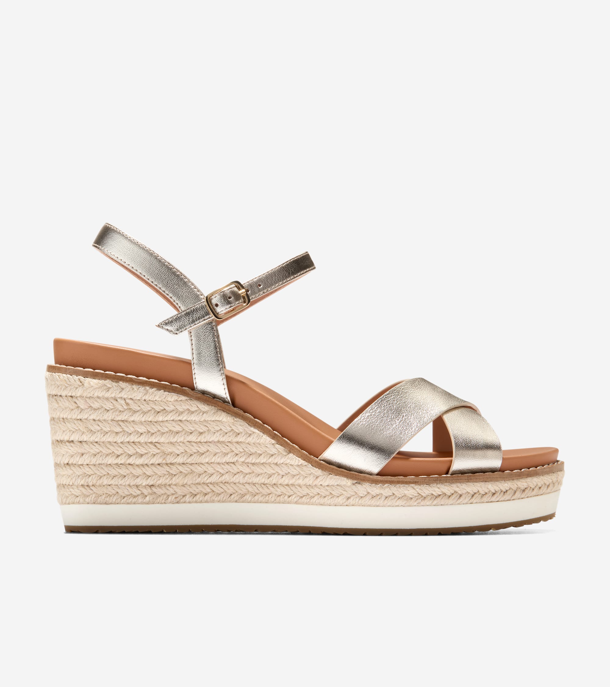 【限定セール】Cole Haan Silvee Espadrille Wedge サンダル Cole Haan CLOUDFEEL Silvee Suede Platform Wedge Espadrille