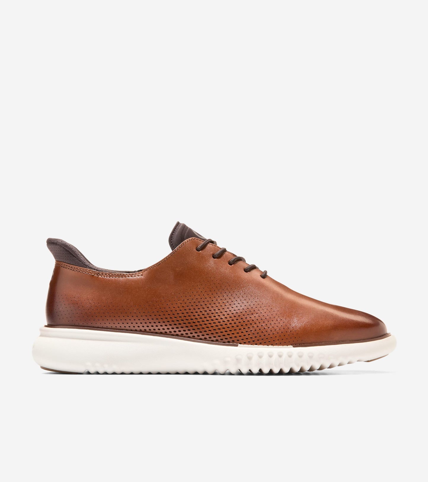 Men's 2.ZERØGRAND EVO Laser Quick-On Oxfords-Bristish Tan-Dark Chocolate