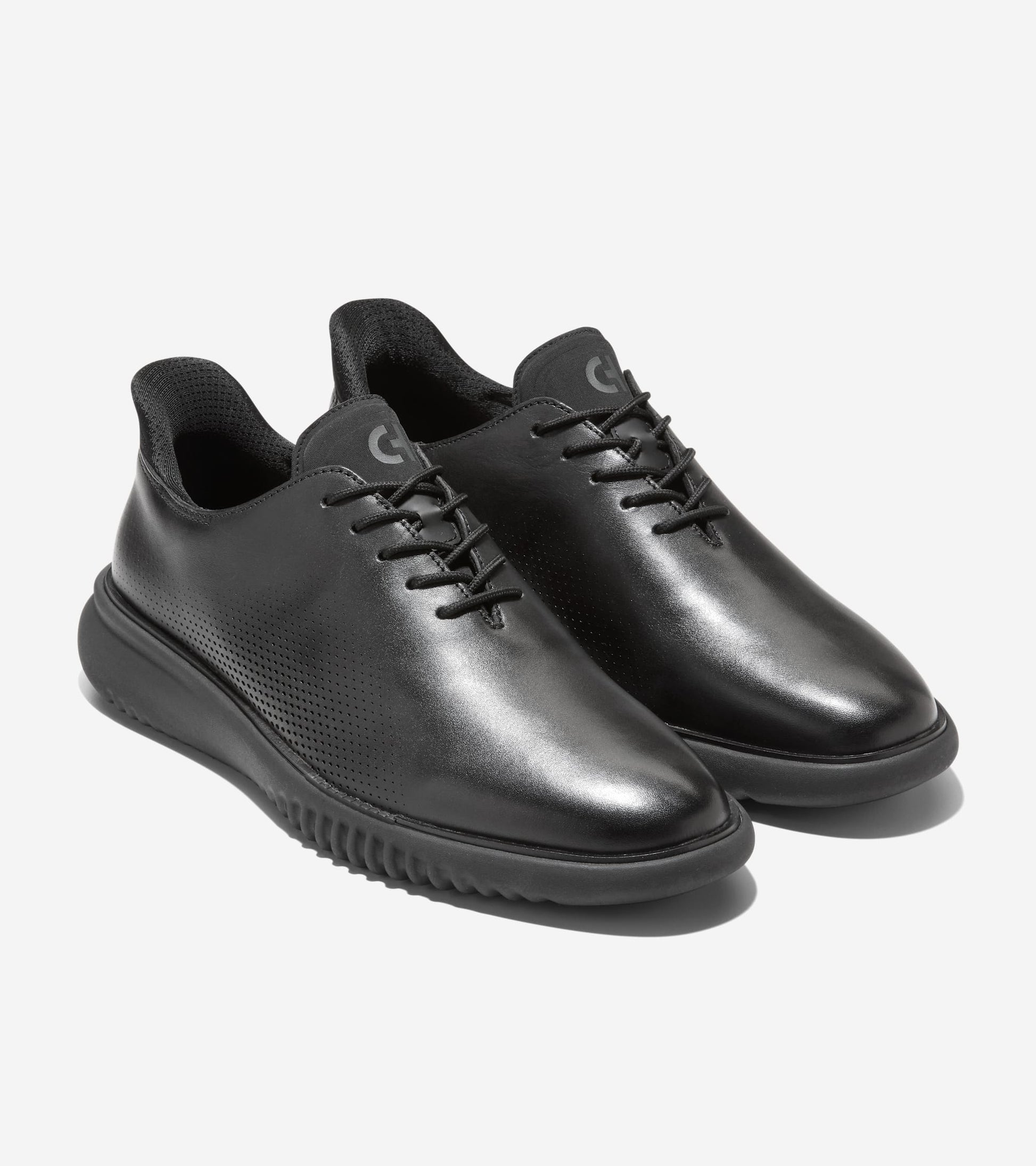 Men's 2.ZERØGRAND EVO Laser Quick-On Oxfords-Black