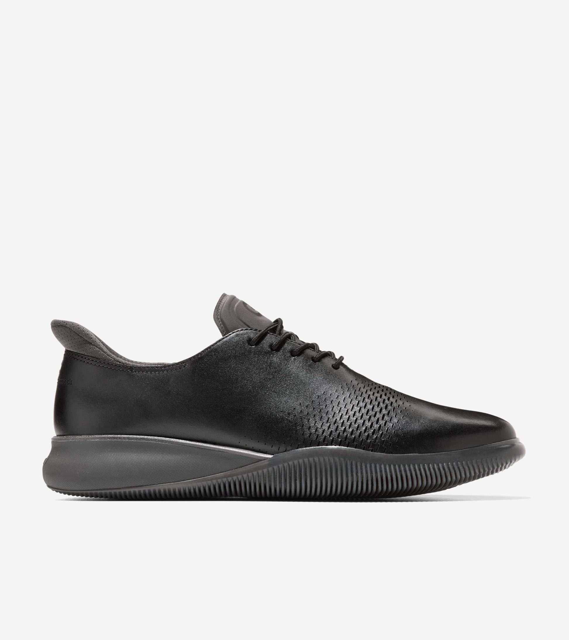 Men's 6.ZERØGRAND Laser Quick-On Oxfords-Black-Raven