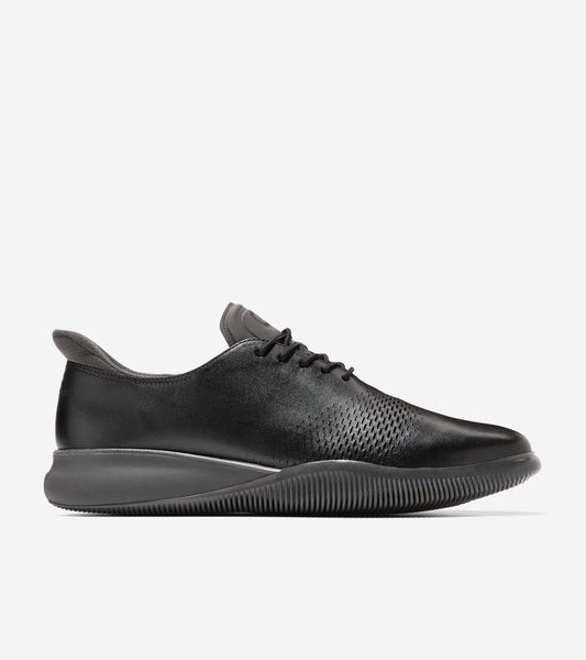 Men's 6.ZERØGRAND Laser Quick-On Oxfords-Black-Raven