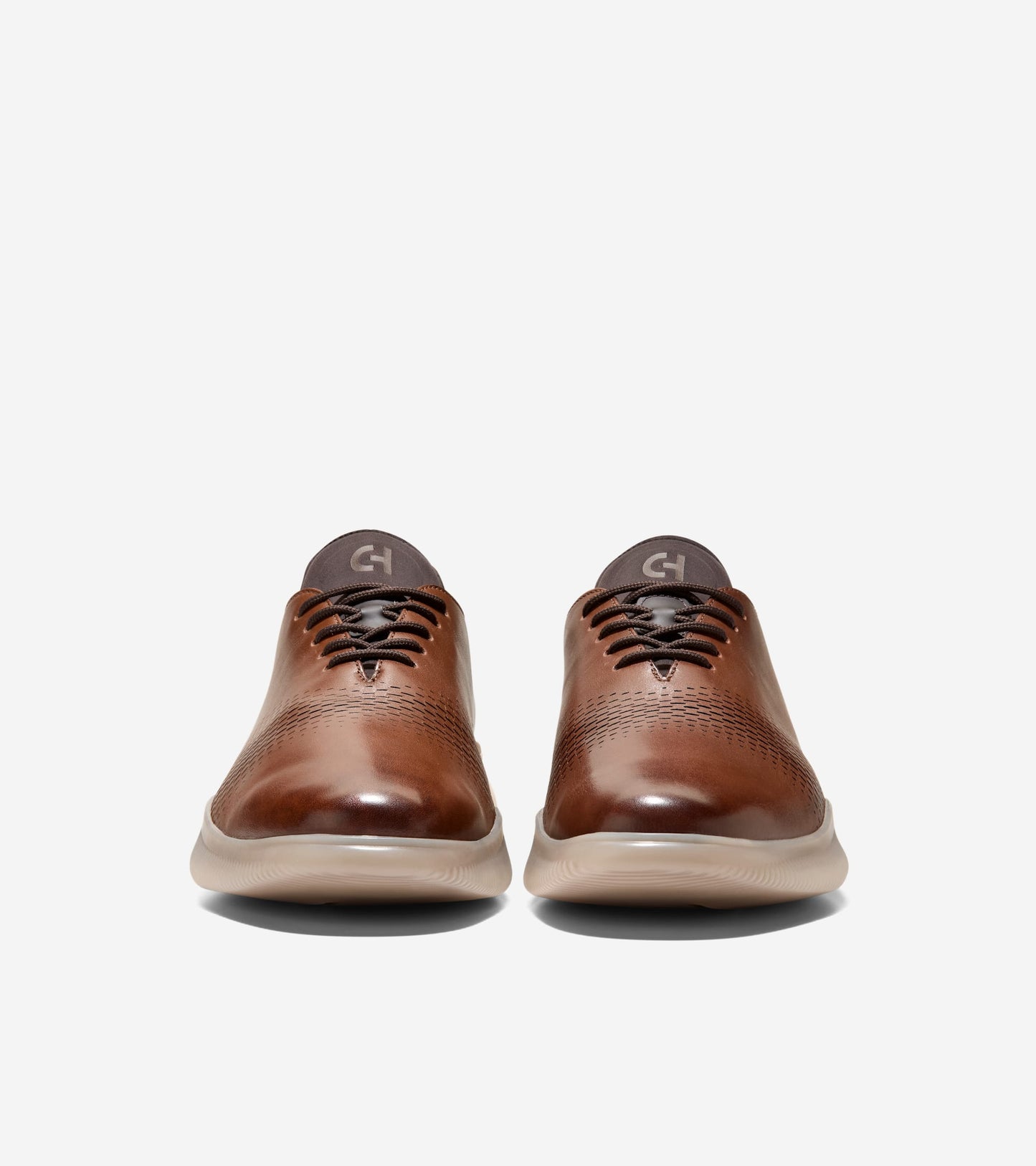 Men's 6.ZERØGRAND Laser Quick-On Oxfords-Woodbury-Dark Chocolate-Angora