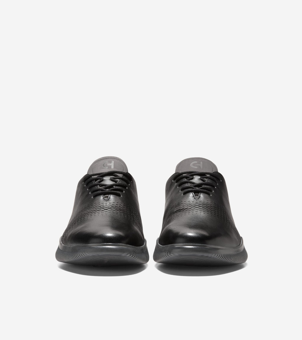 Men's 6.ZERØGRAND Laser Quick-On Oxfords-Black-Raven