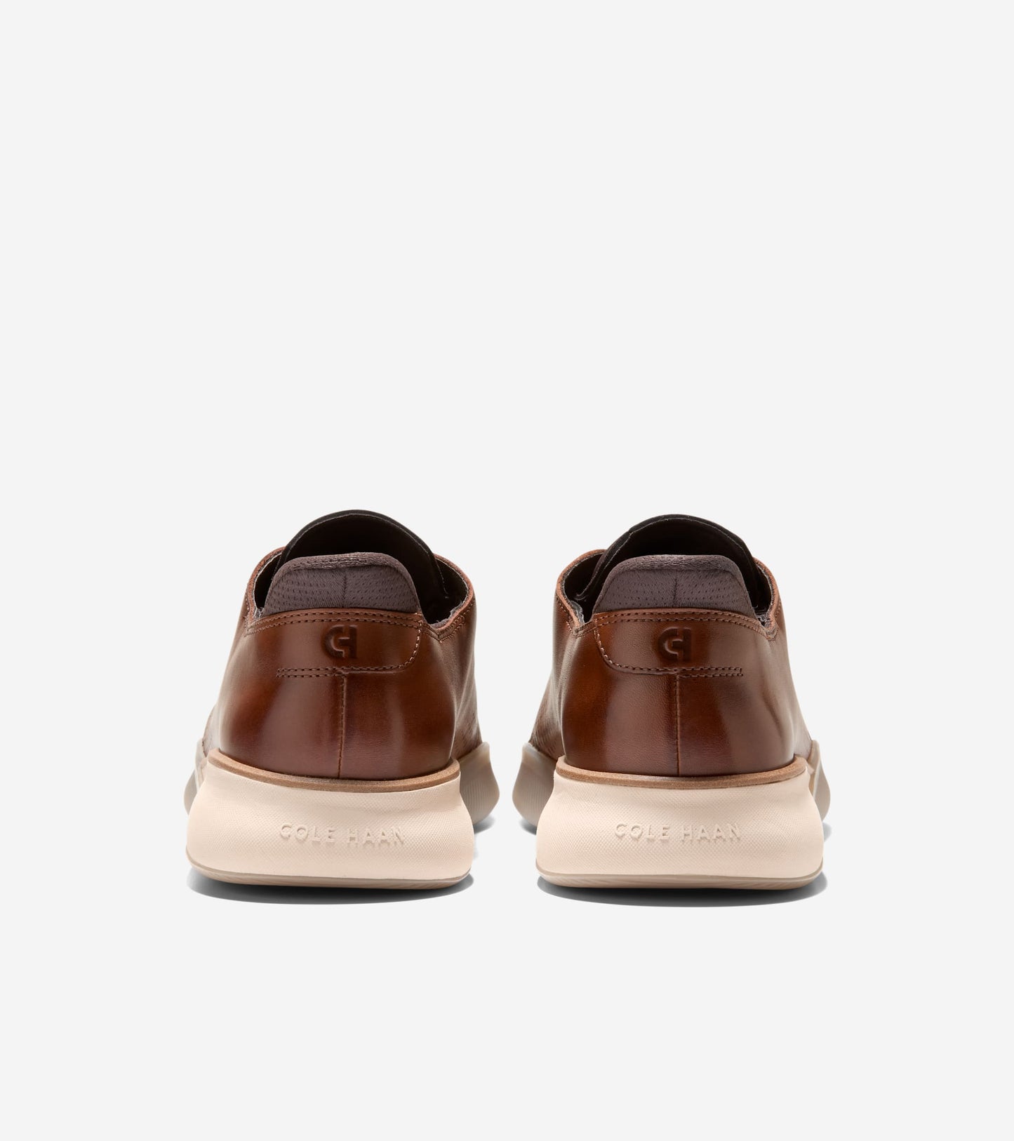 Men's 6.ZERØGRAND Laser Quick-On Oxfords-Woodbury-Dark Chocolate-Angora