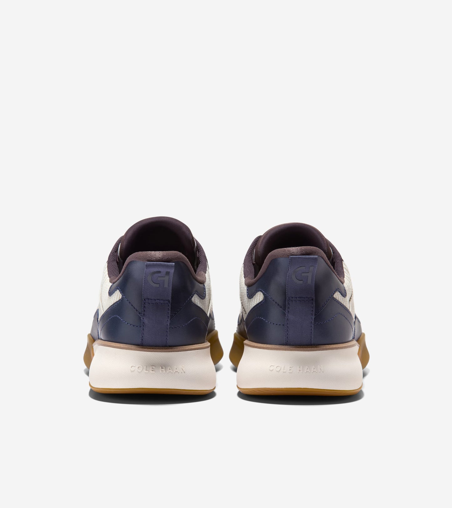 Men's 6.ZERØGRAND Quick-On Sneakers-Navy Blazer-Dark Chocolate
