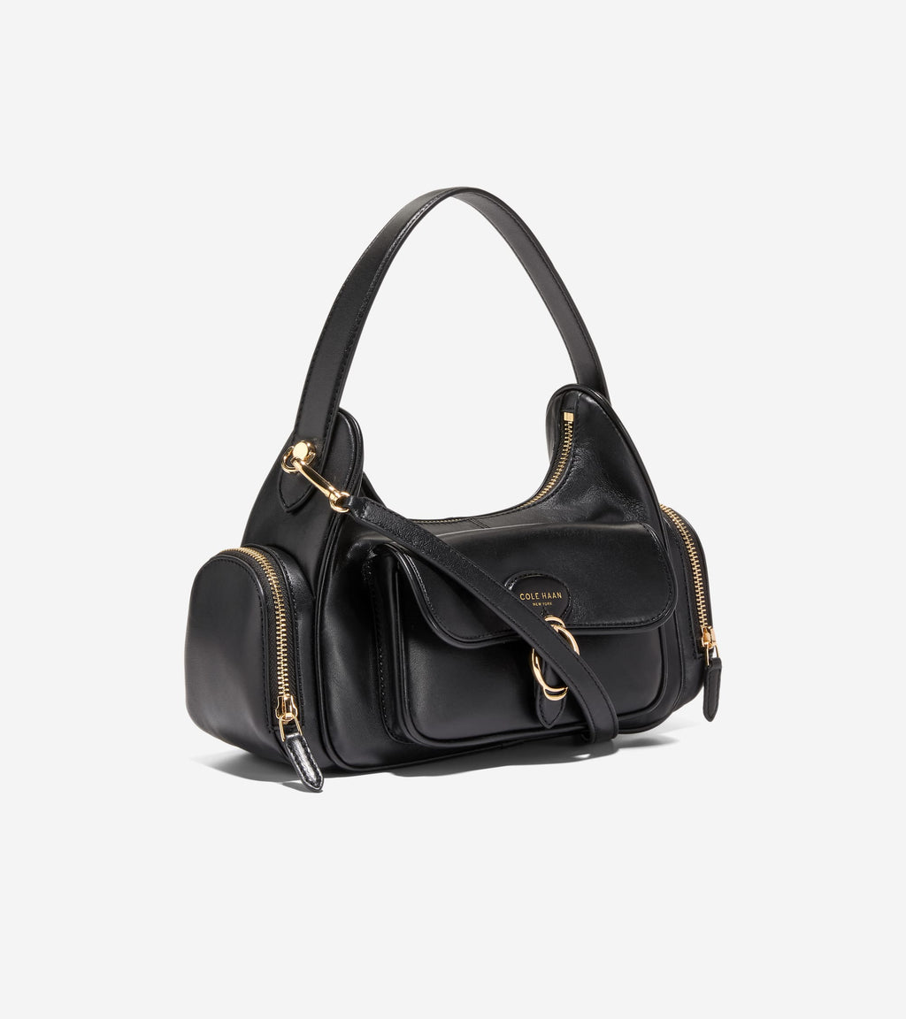 Women's Alexandria Shoulder Crossbody Bag-Black
