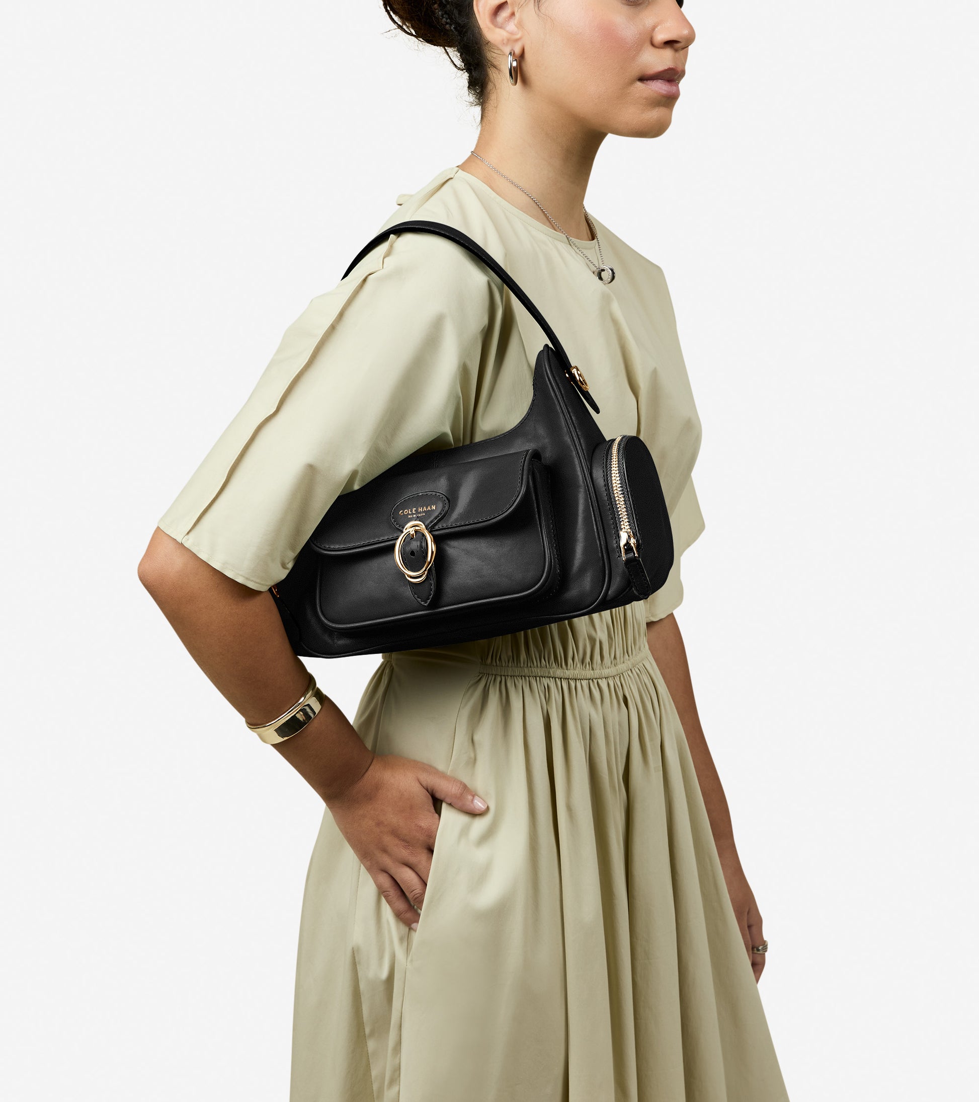 Women's Alexandria Shoulder Crossbody Bag-Black