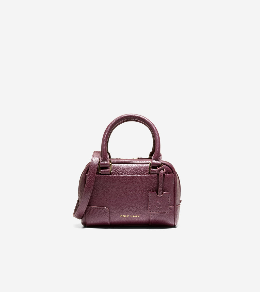 Women's Beverly Mini Satchel-Black Garnet