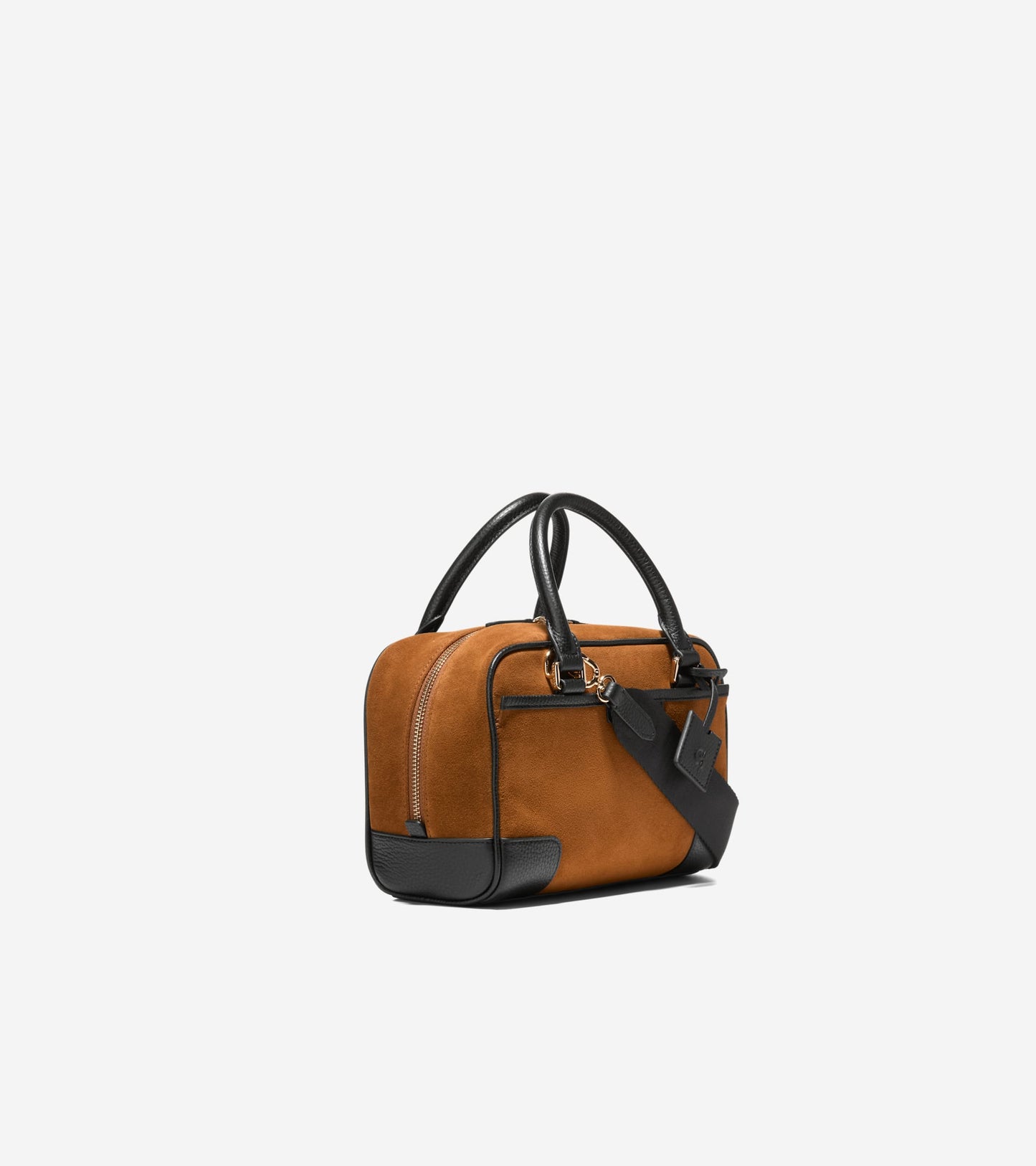 Women's Beverly Small Satchel-Tobacco-Black