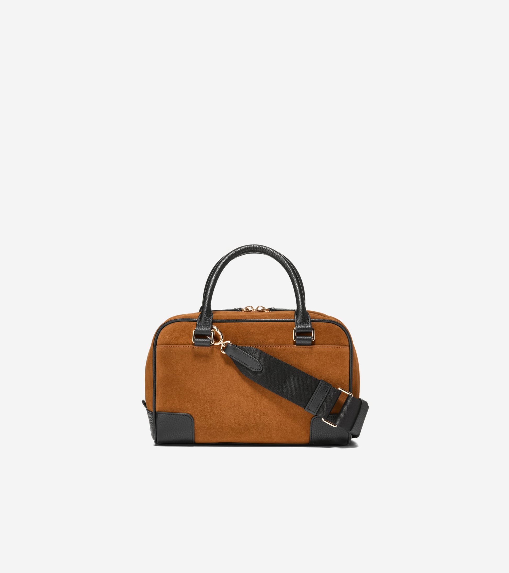 Women's Beverly Small Satchel-Tobacco-Black