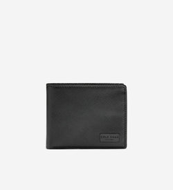 Men's Bifold Wallet with Saffiano Cover-Navy Blazer