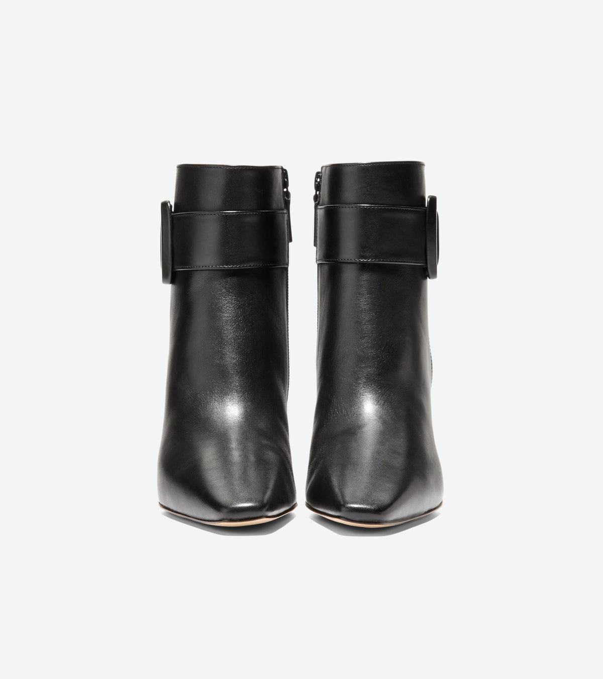 Women's Blanche Snip Toe Buckle Booties-Black