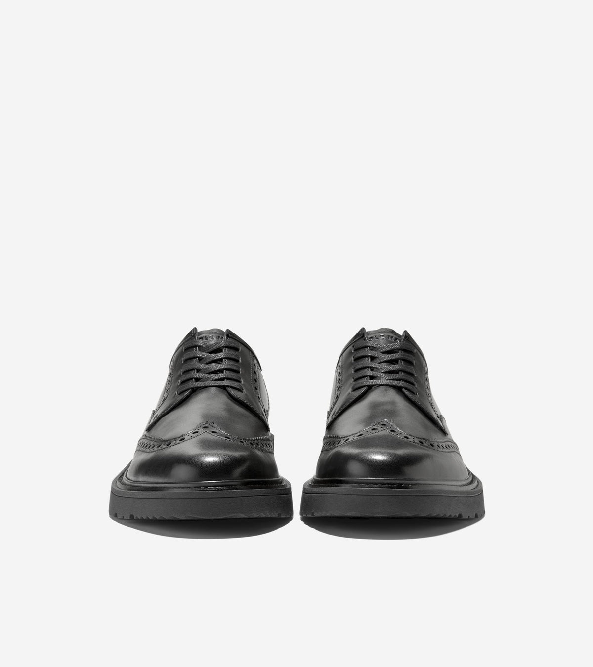 Men's Broome Grand Lug Sole Wingtip Oxfords-Black