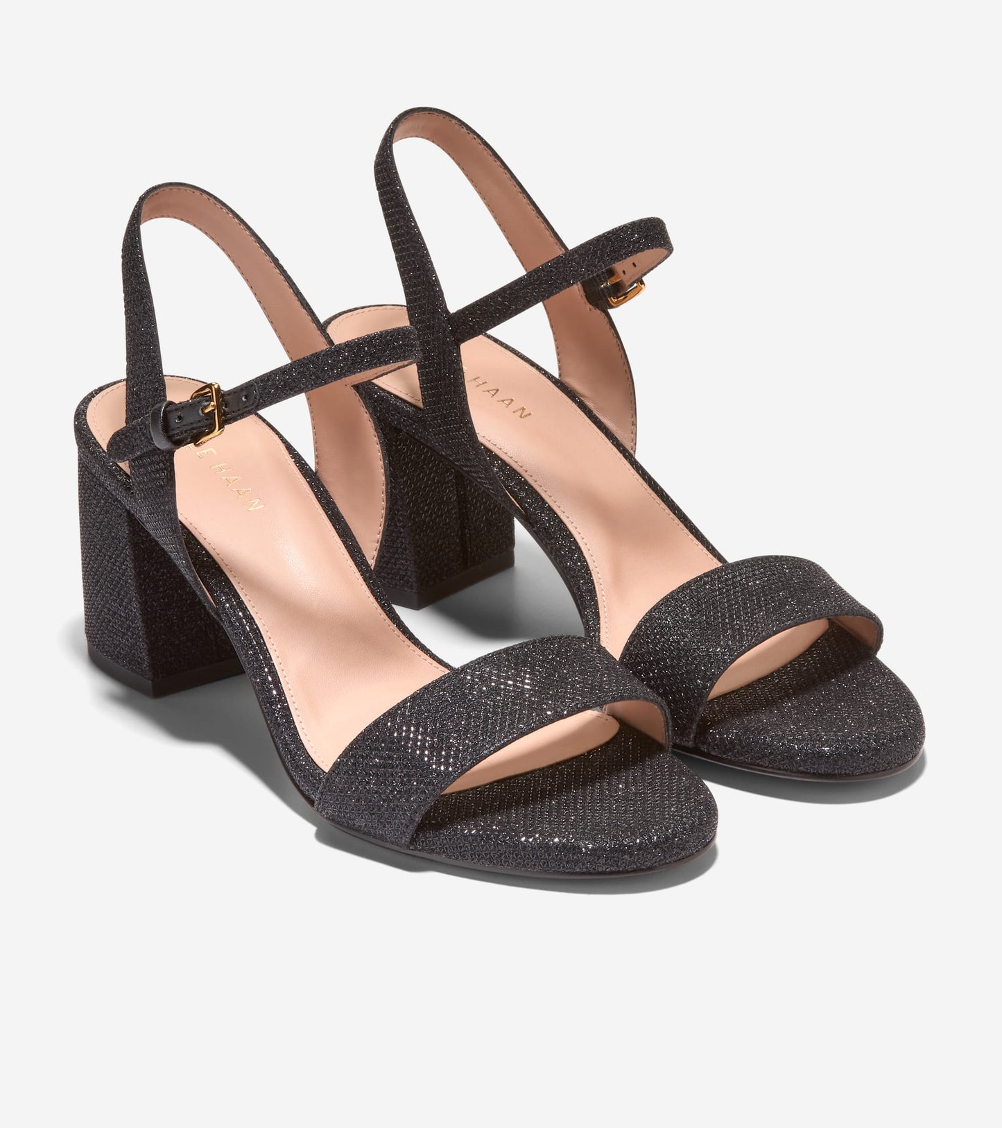 W34938:BLACK GLITTER MESH