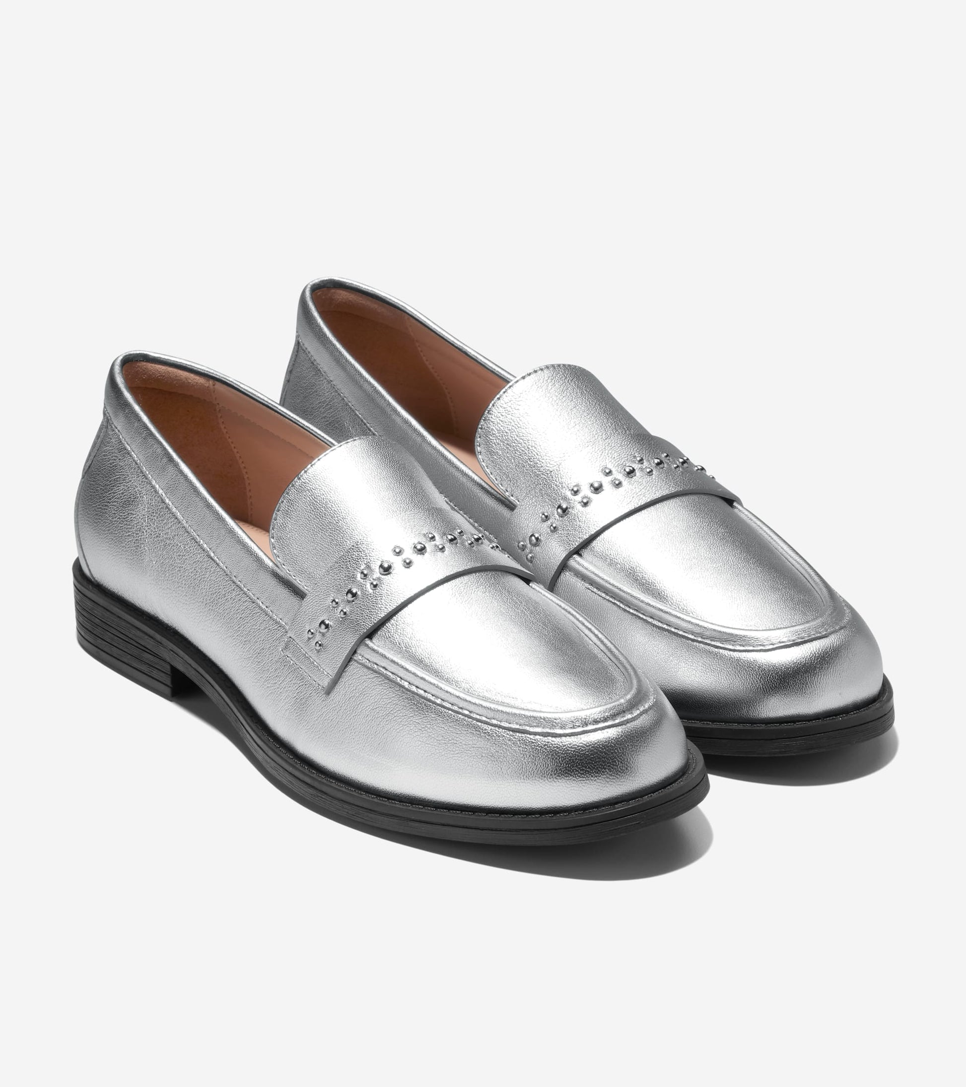 W31844:SILVER LTR/SILVER STUDS