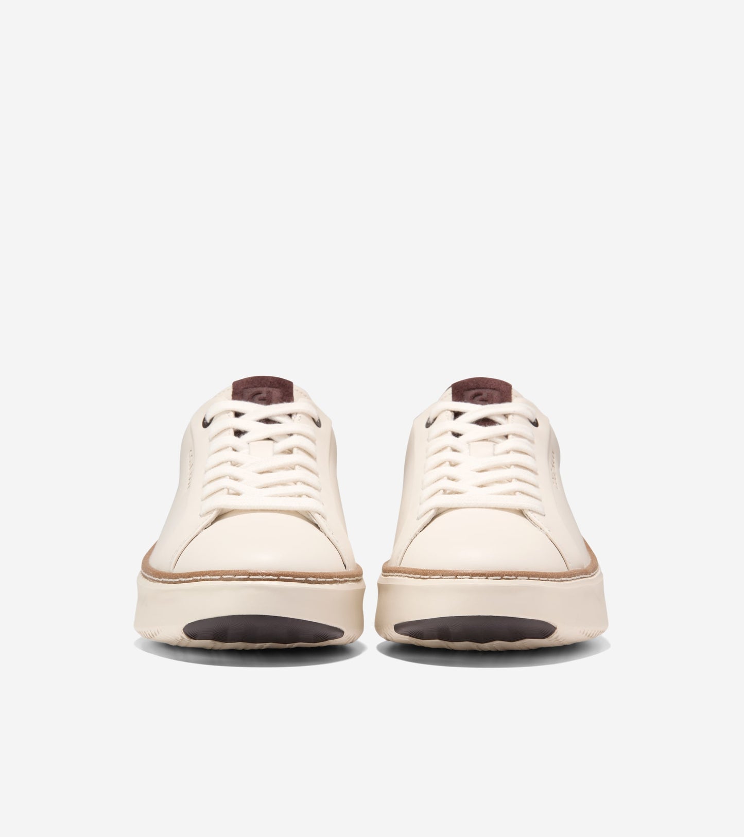 W34763:IVORY/DK CHOCOLATE SUEDE/IVORY