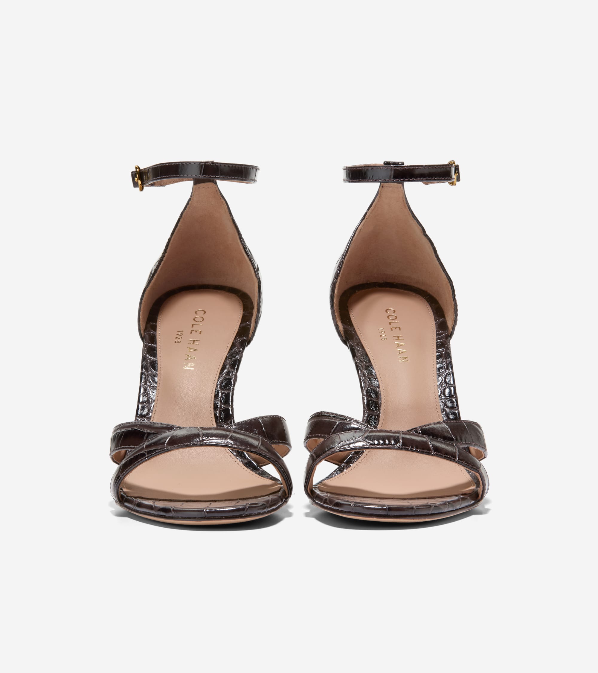 【Cole Haan】★サンダル★ Women's Christena Heeled Sandals Cole Haan Christena Snake Print Leather Dress Sandals