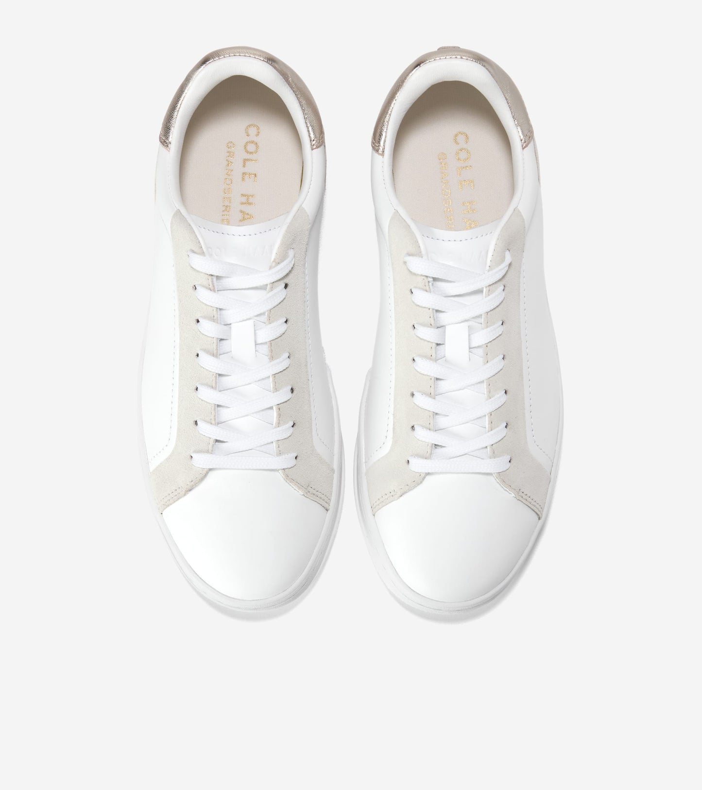 W33385:WHITE/SILVER BIRCH SUEDE/GOLD METALLIC/WHITE