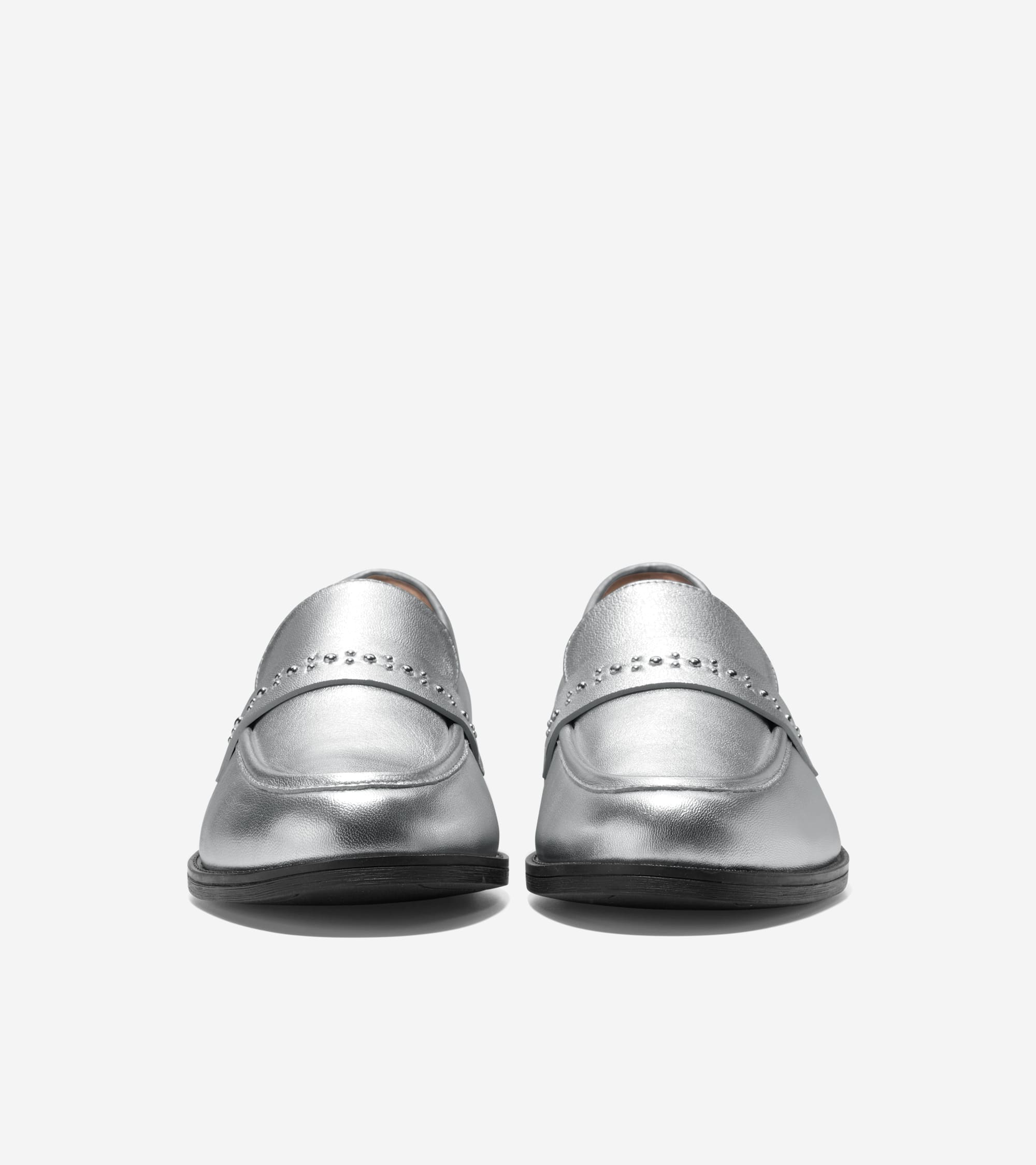 Silver loafers uk online