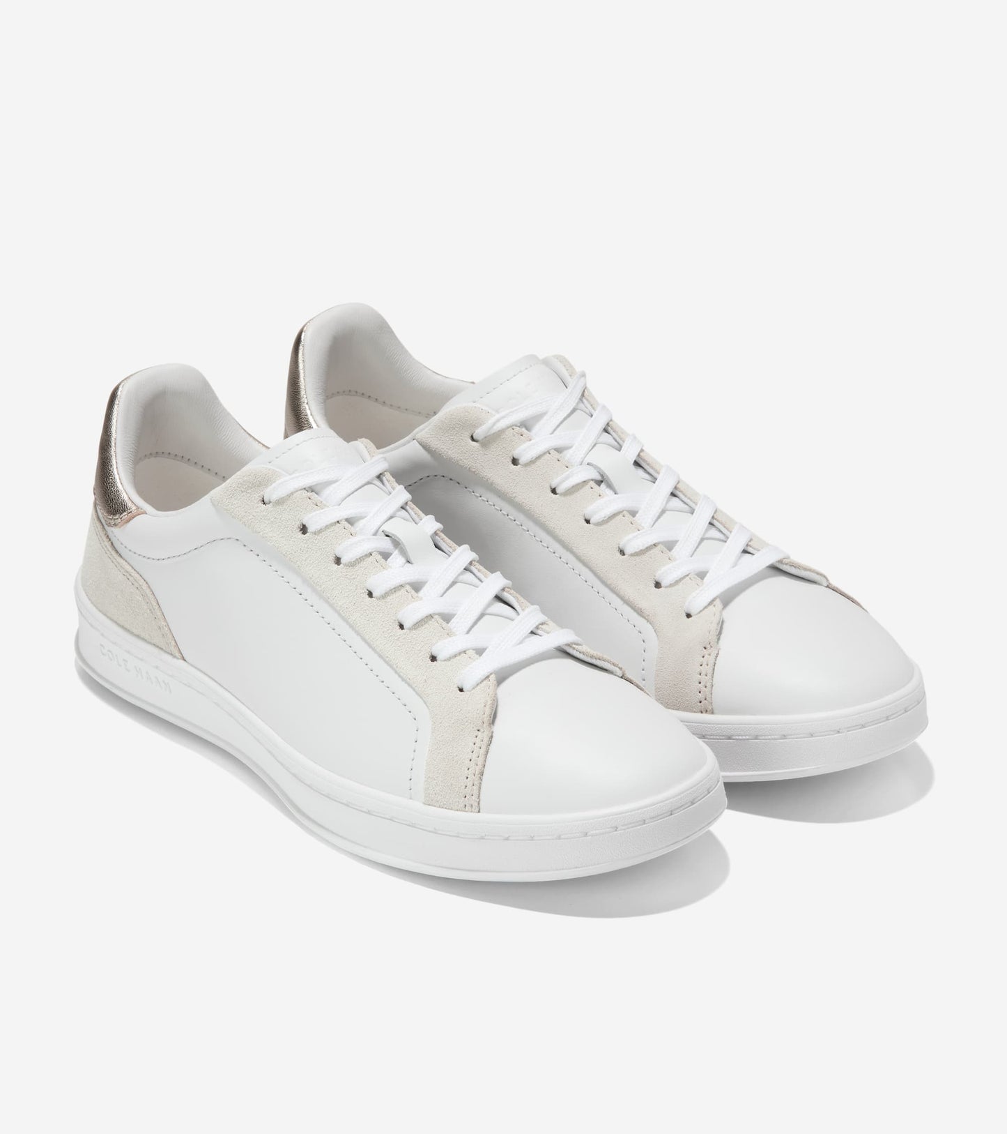 W33385:WHITE/SILVER BIRCH SUEDE/GOLD METALLIC/WHITE