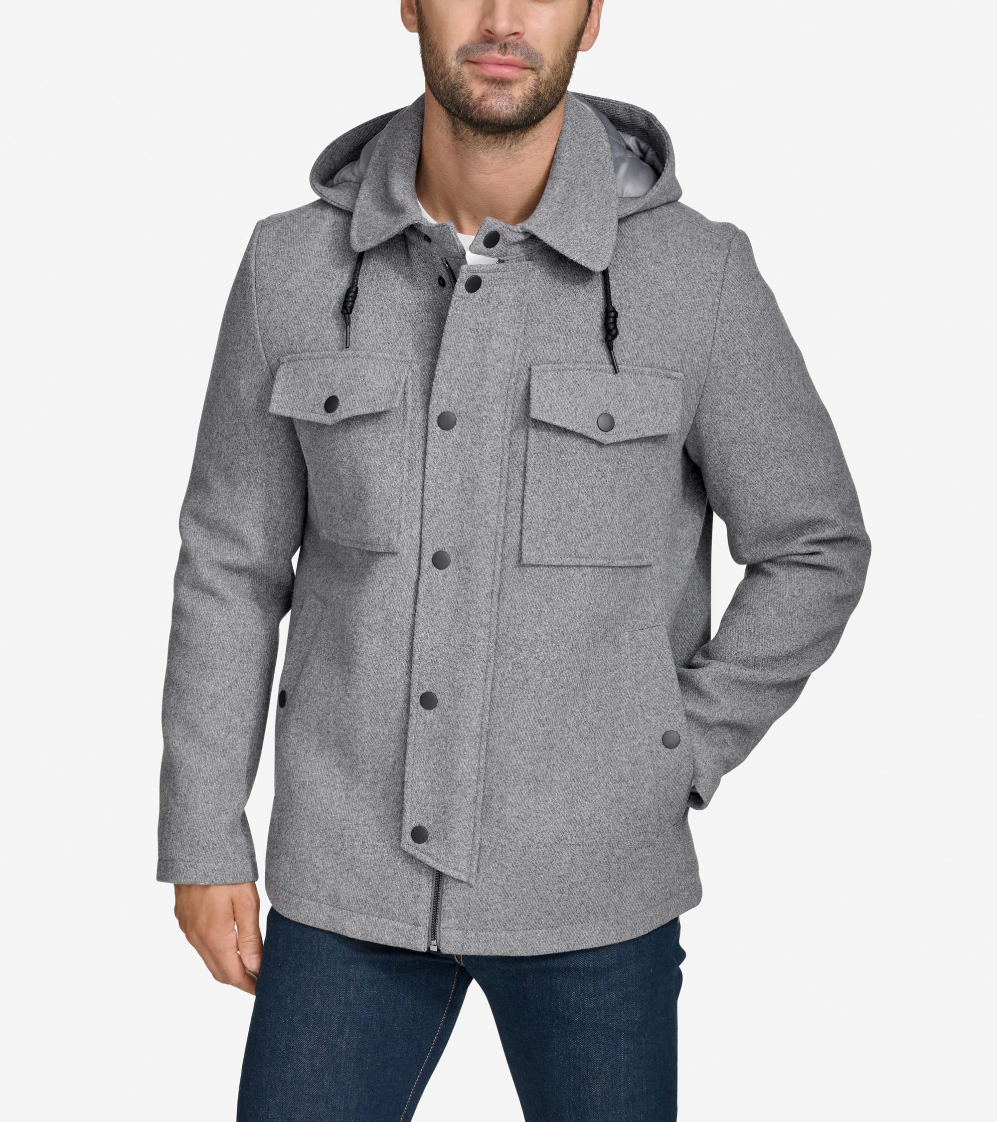 Haru Men's Wool Twill Field Jacket – Cole Haan UK