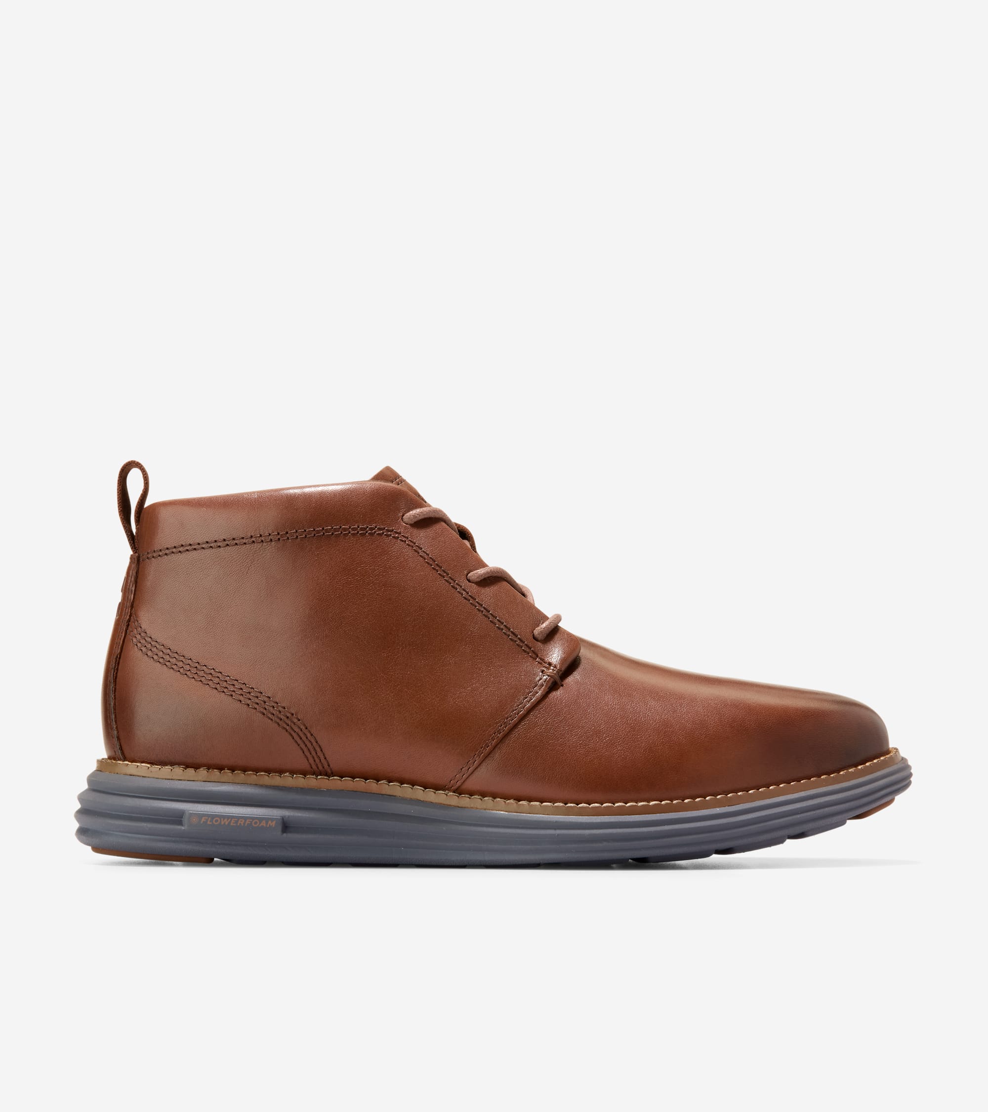 Mens fashion brown leather chukka boots uk