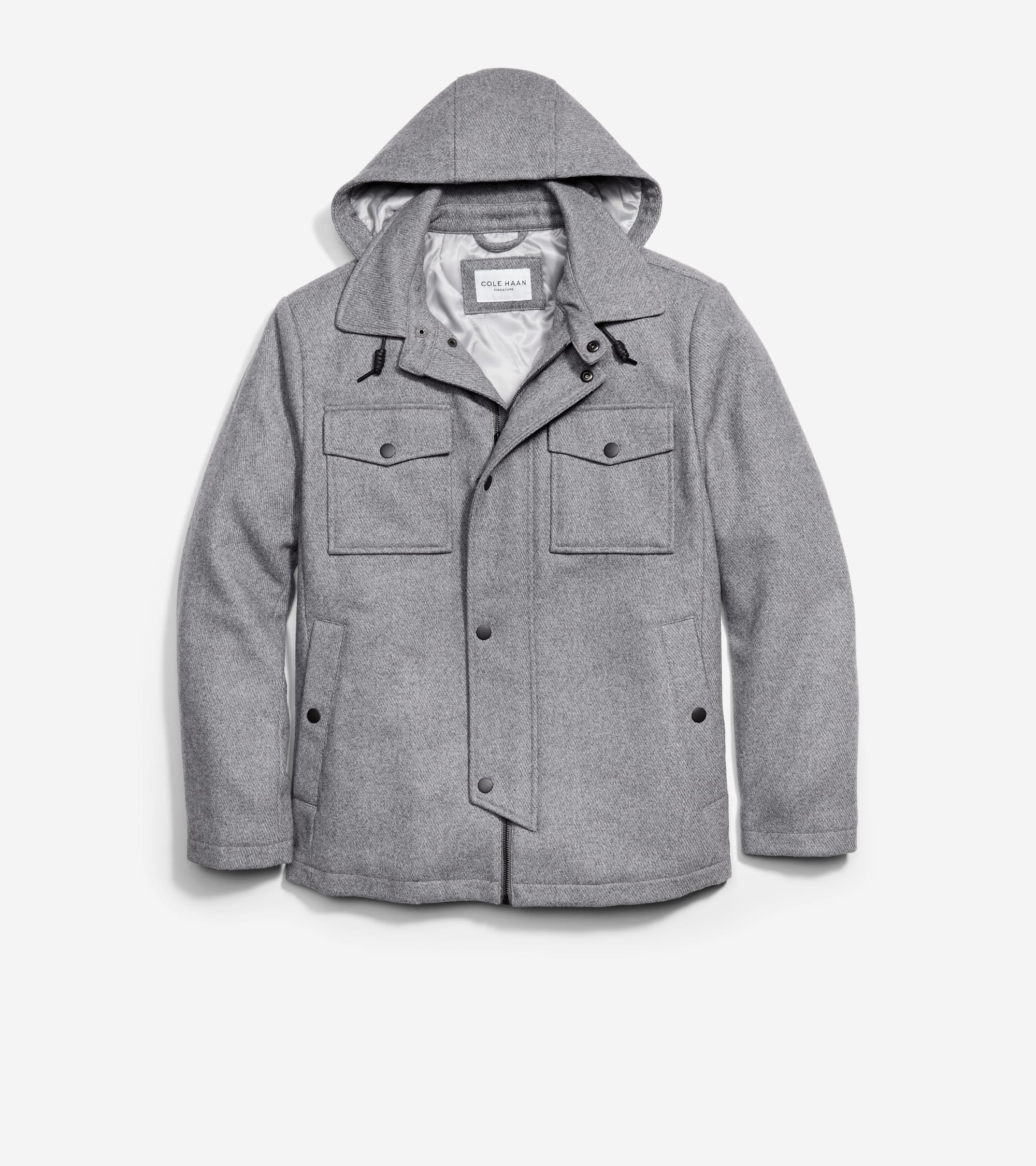 Men's Wool Twill Field Jacket – Cole Haan UK