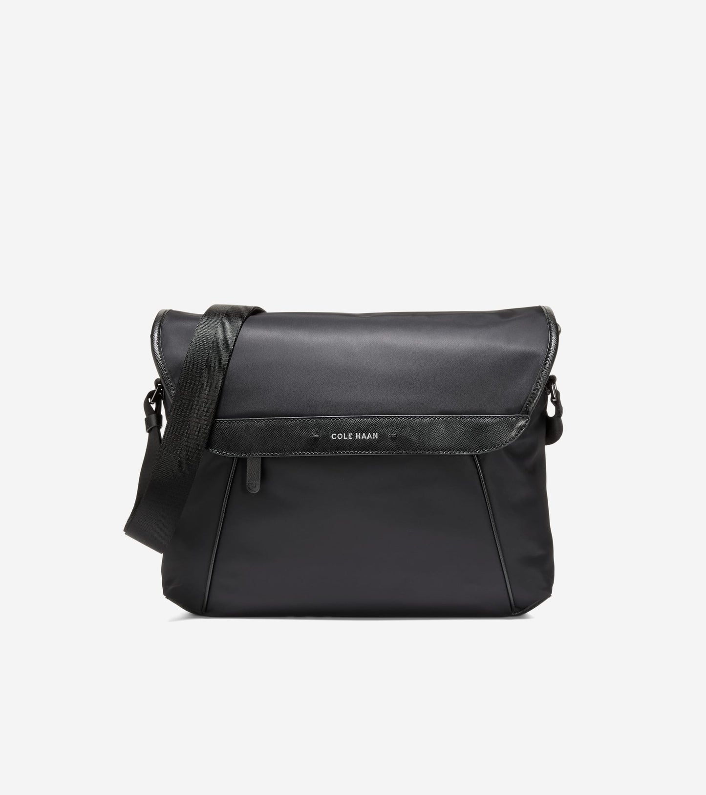 Men's Carson Flap Messenger-Black