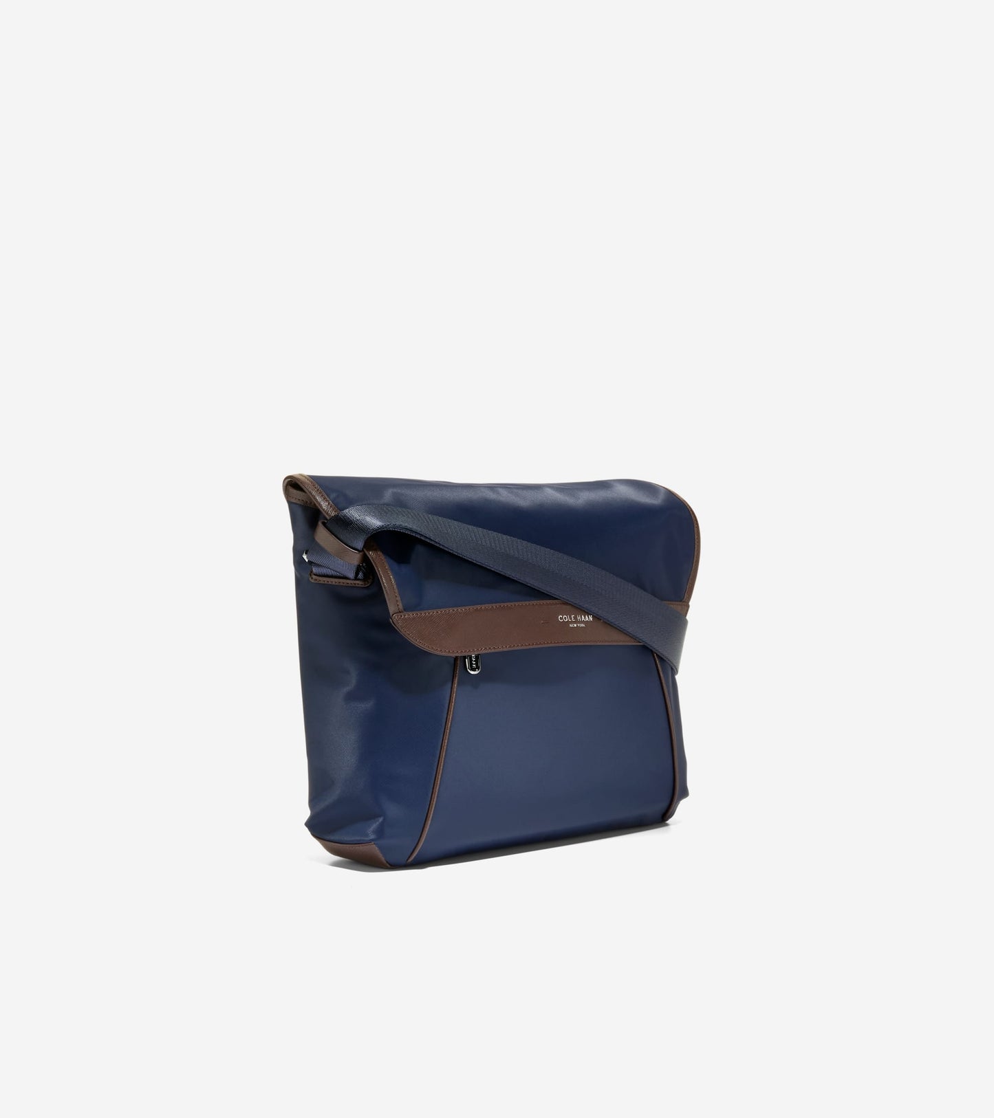 Men's Carson Flap Messenger Bag-Navy Blazer-Madeira