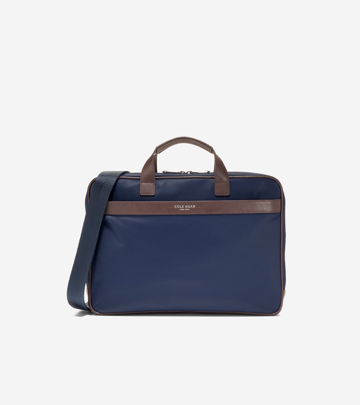 Men's Carson Slim Briefcase-Navy Blazer-Madeira