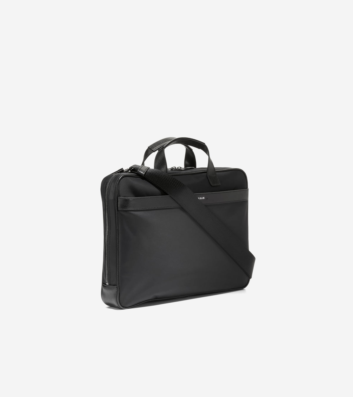 Men's Carson Slim Briefcase-Black