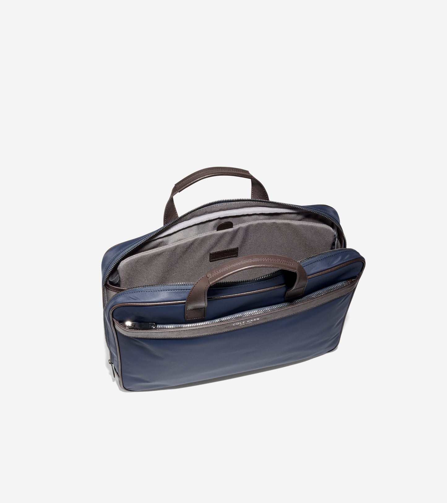 Men's Carson Slim Briefcase-Navy Blazer-Madeira