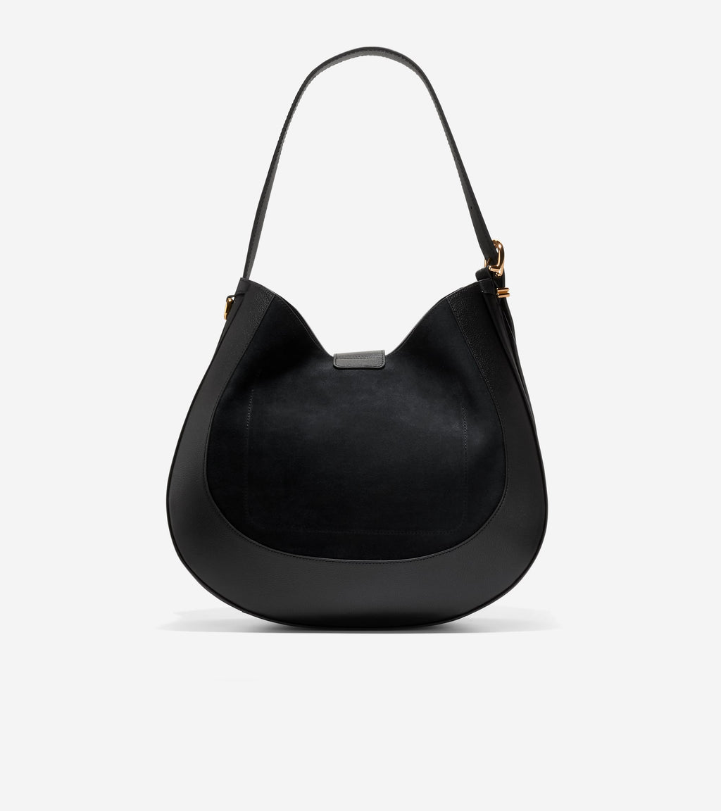 Women's Catarina Large Hobo Bag-Black