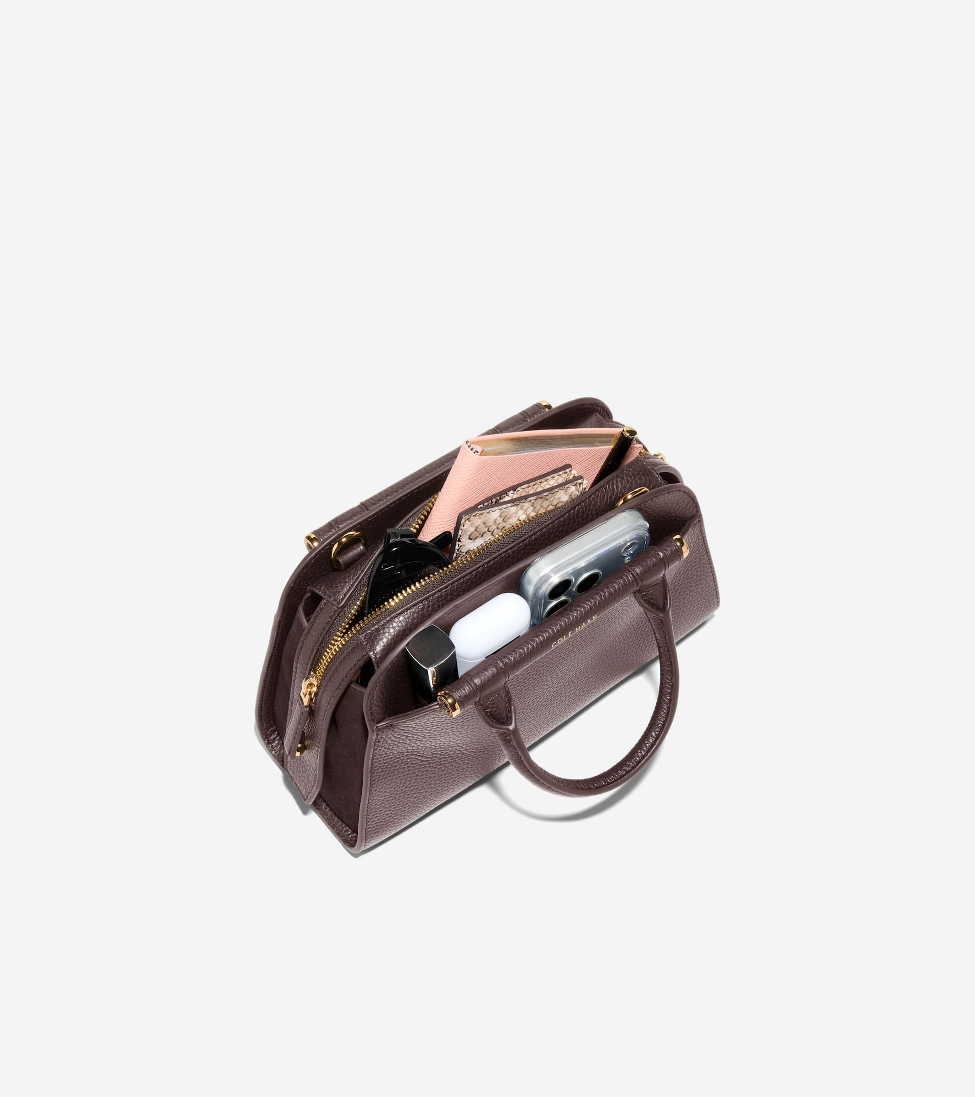 Women's Catherine Small Satchel-Madiera Brown