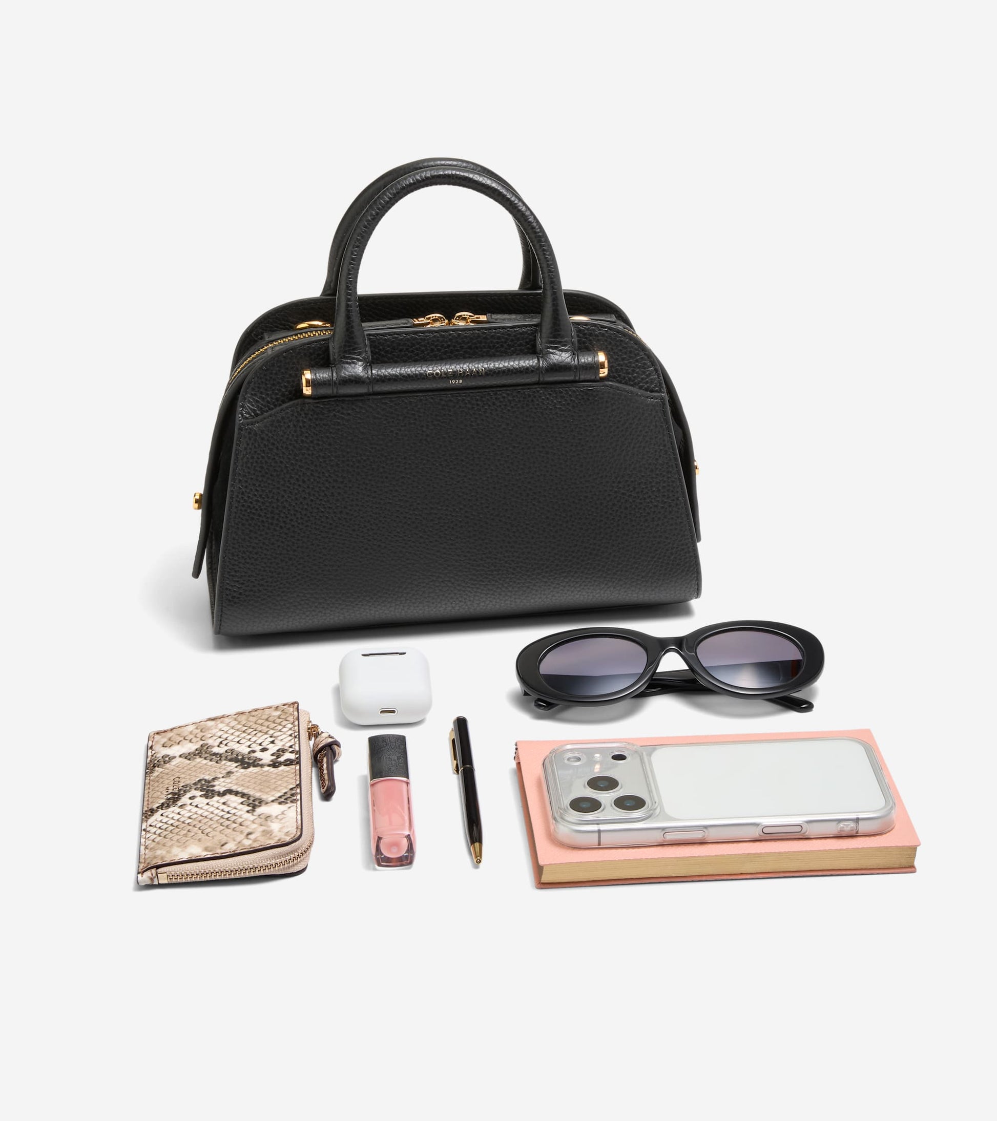 Women's Catherine Small Satchel-Black