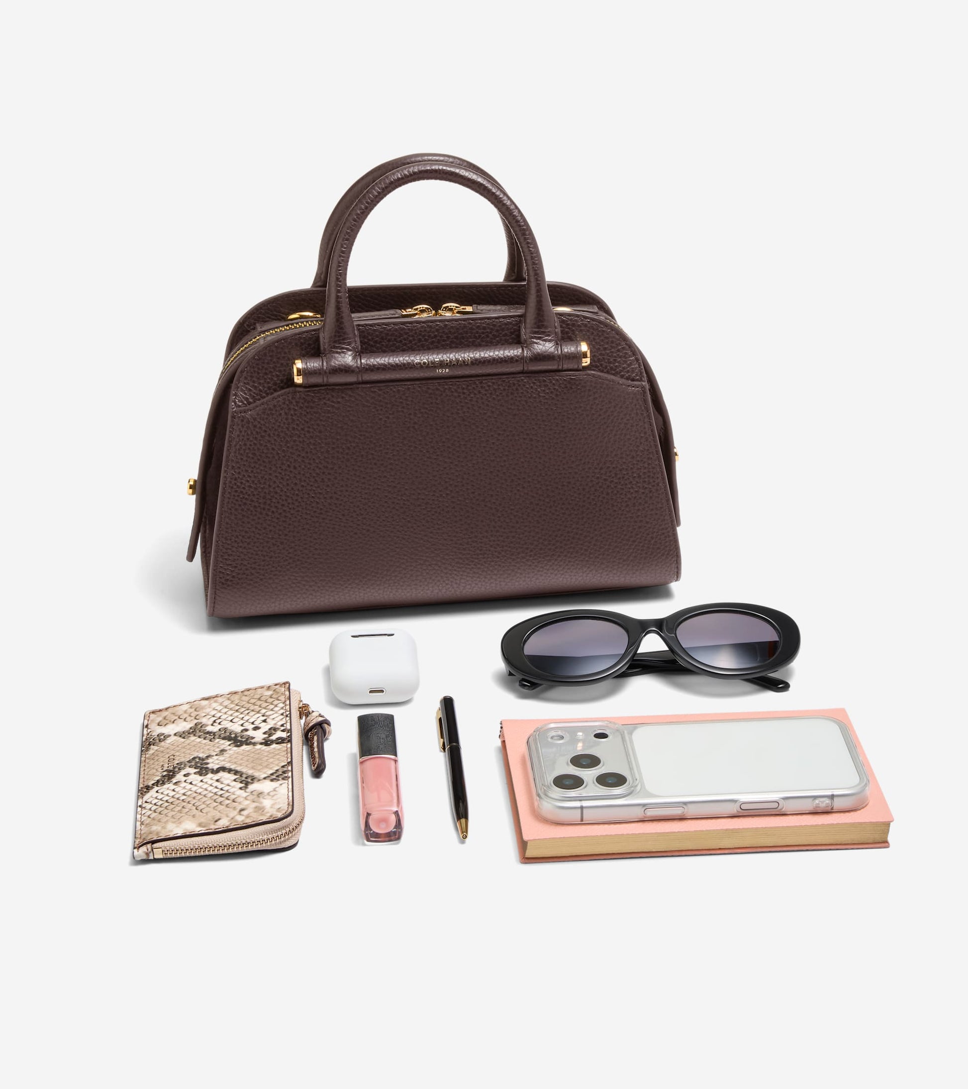 Women's Catherine Small Satchel-Madiera Brown