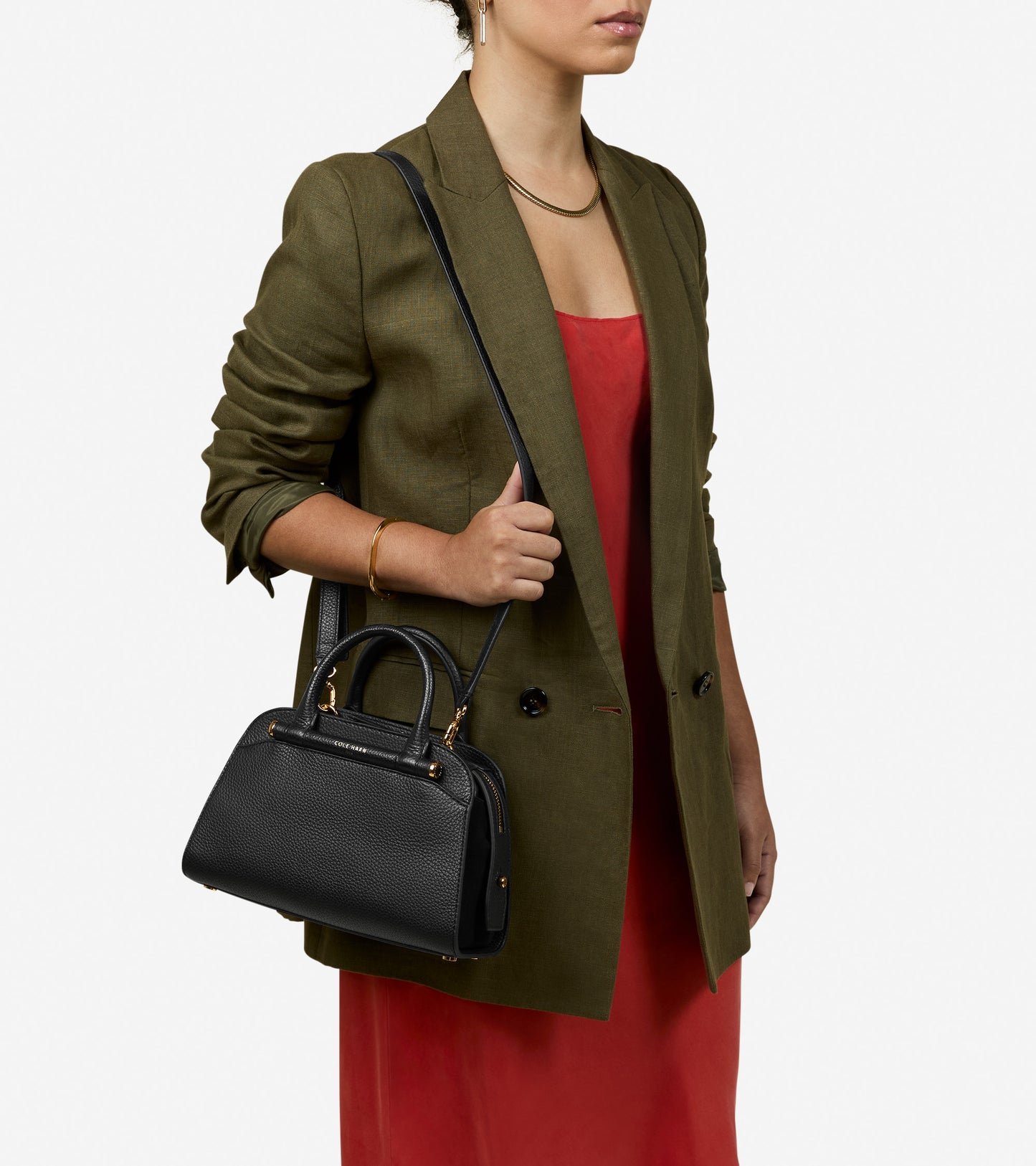 Women's Catherine Small Satchel-Black