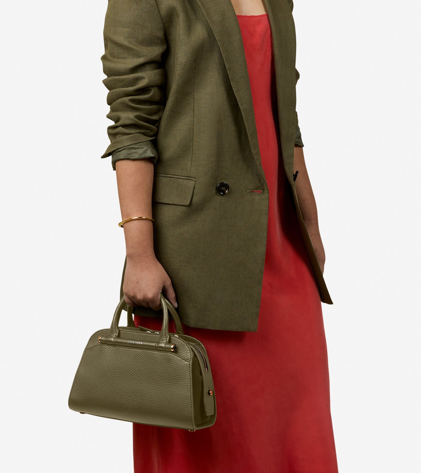 Women's Catherine Small Satchel-Olive Night