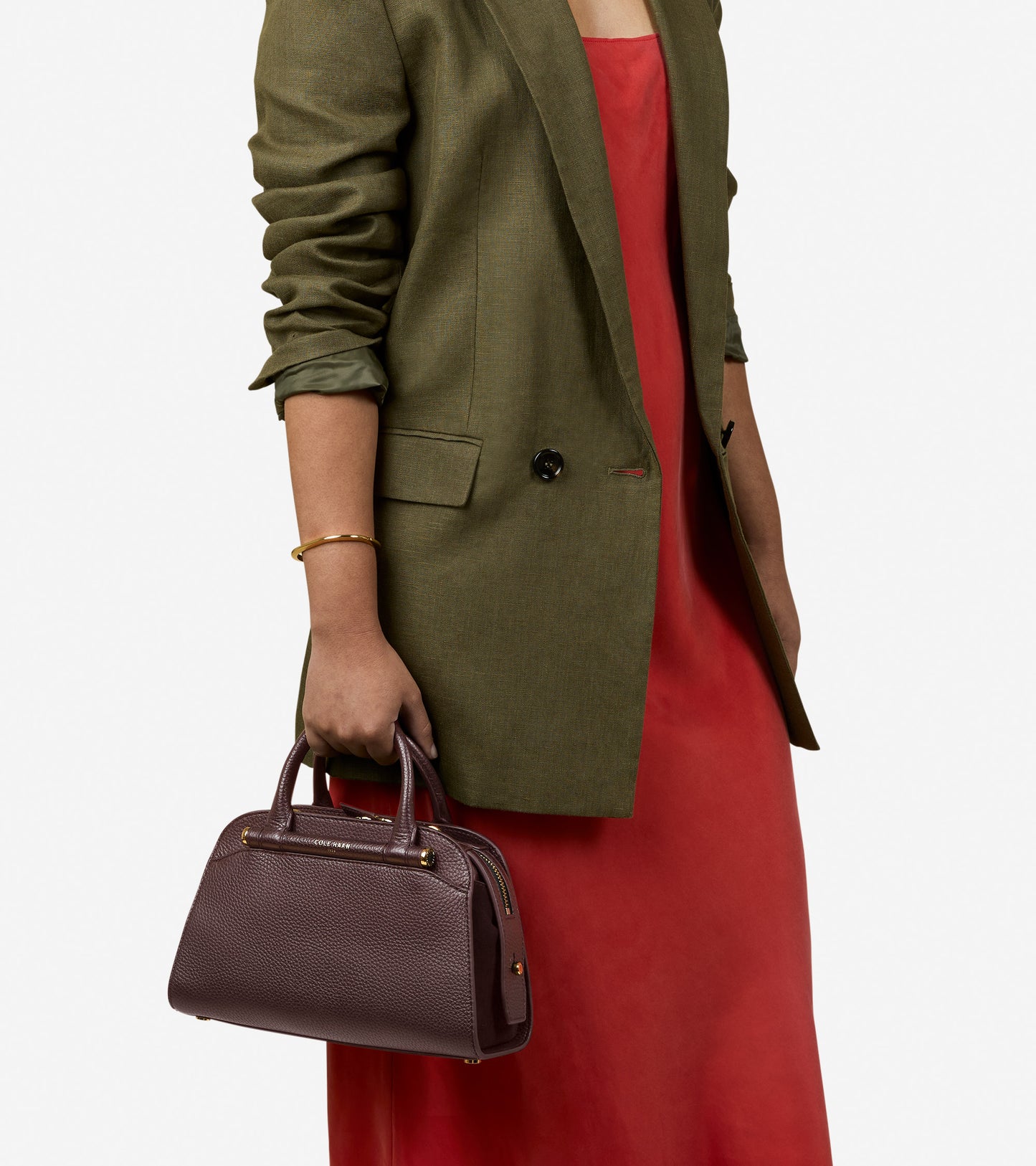 Women's Catherine Small Satchel-Madiera Brown