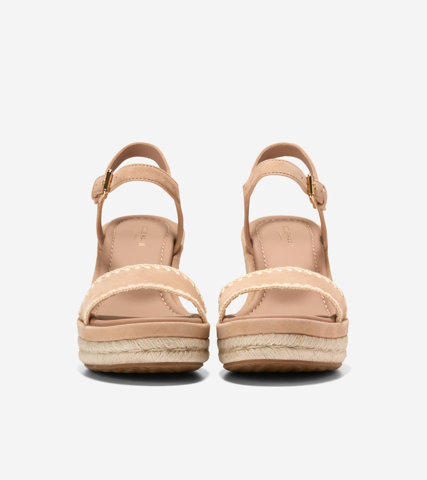 Women's Cloudfeel Asbury Espadrille Wedge Sandals-Tuscan Sand-Natural Raffia