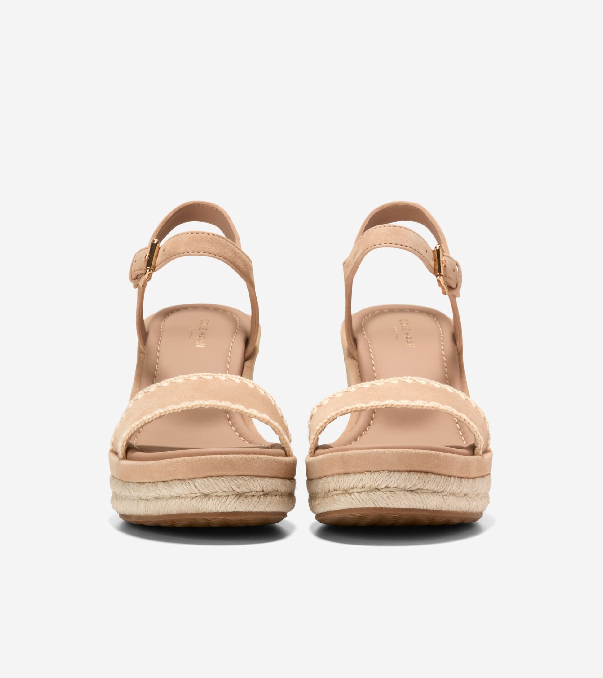 Women's Cloudfeel Asbury Espadrille Wedge Sandals-Tuscan Sand-Natural Raffia