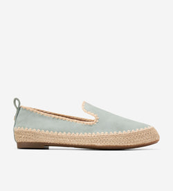 Women's Cloudfeel Asbury Slip-On Loafers-Lily Pad-Natural Raffia