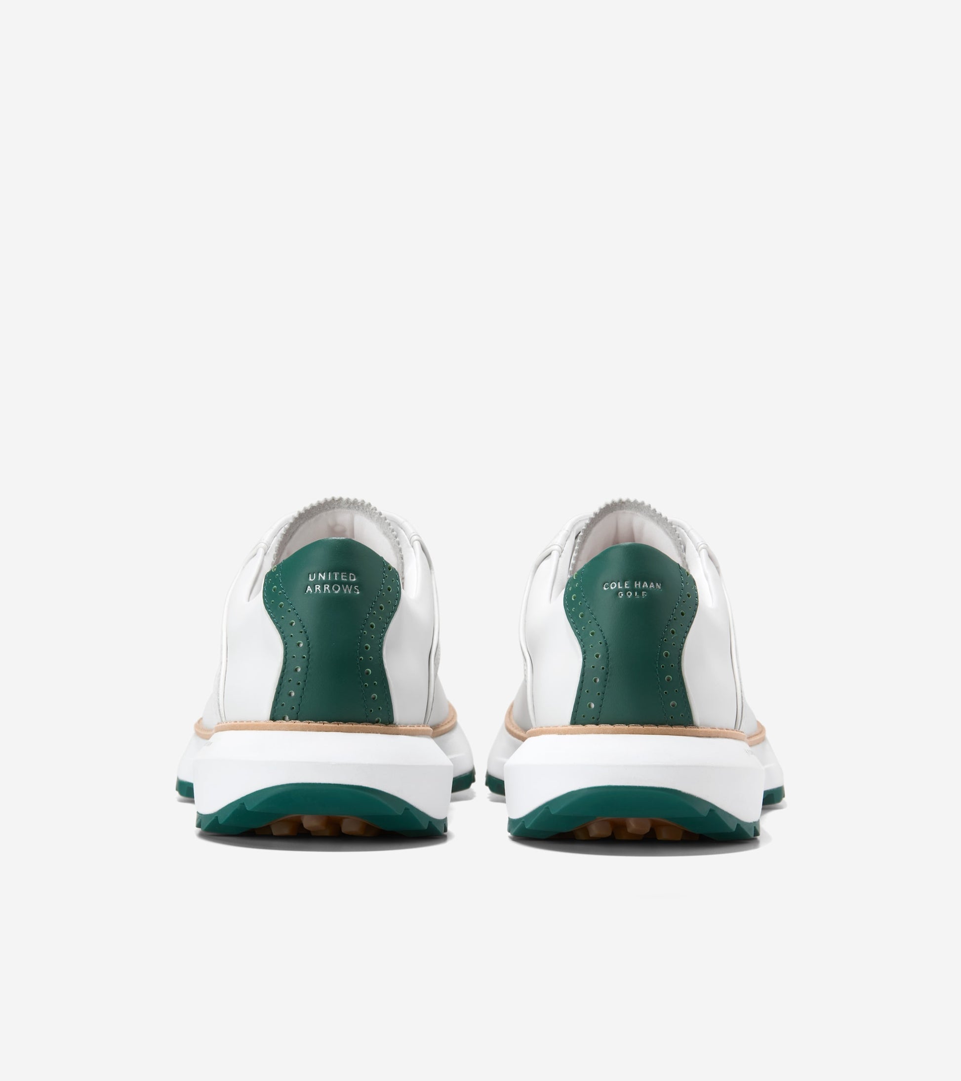 Men's CH X United Arrows Saddle Ashland Golf Shoes-White-Myrtle