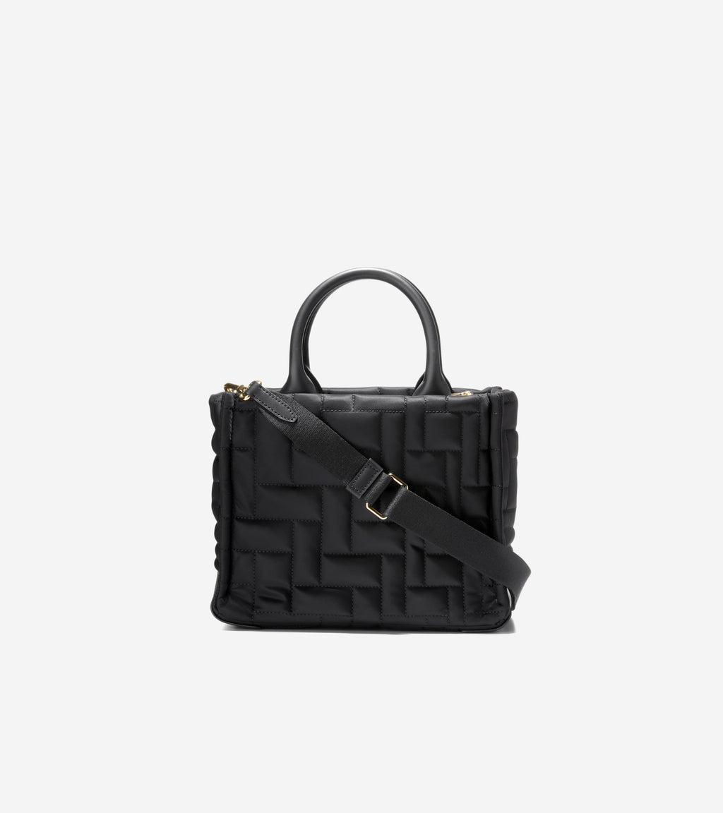 Small Chalet Crossbody Tote-Black