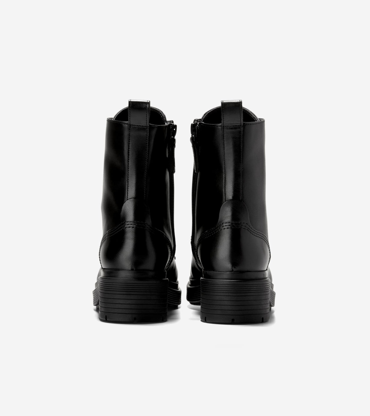 Women's Cherise Waterproof Lace-Up Lug Boots-Black