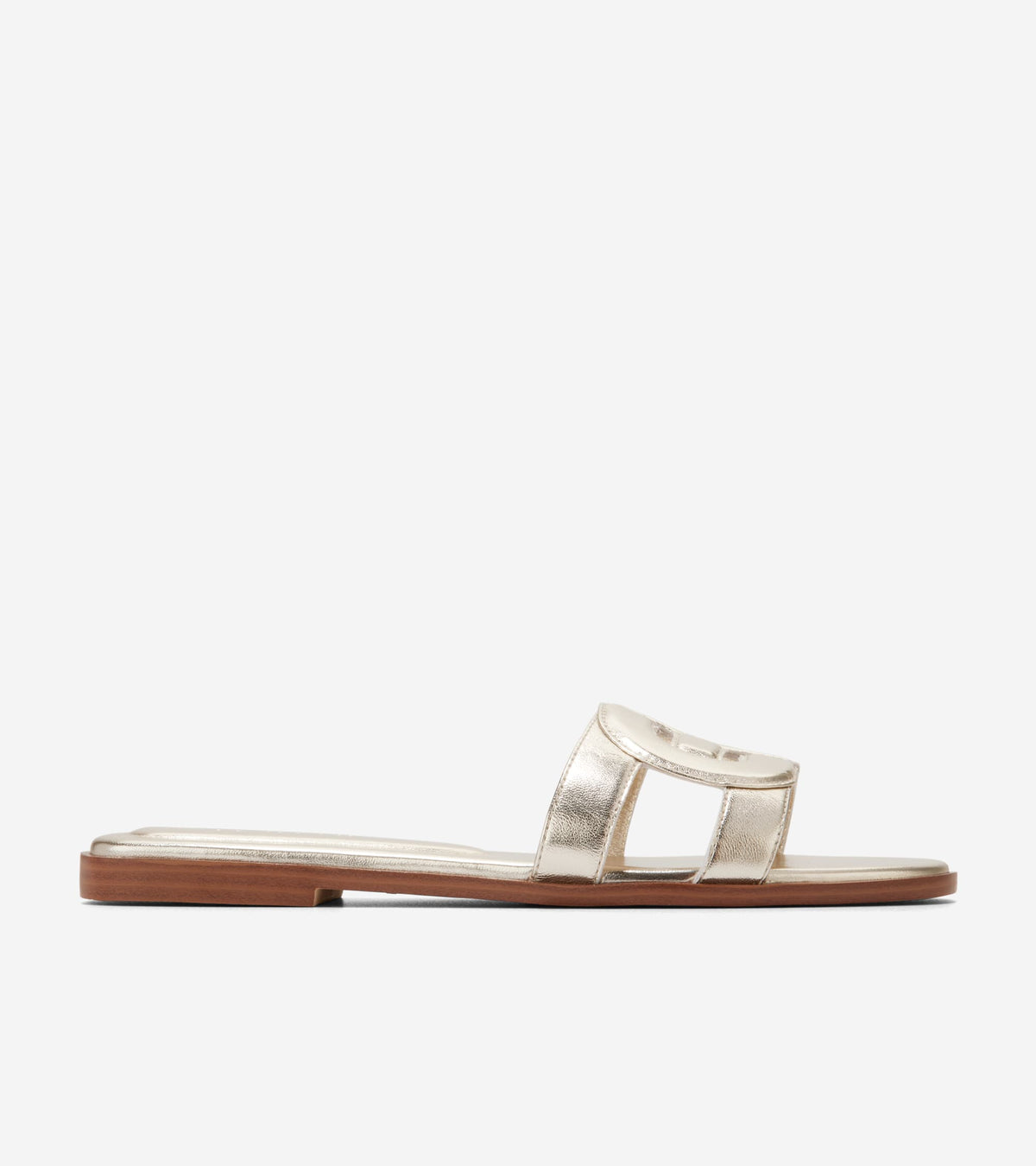 Women's Chrisee Slide Sandals-Soft Gold