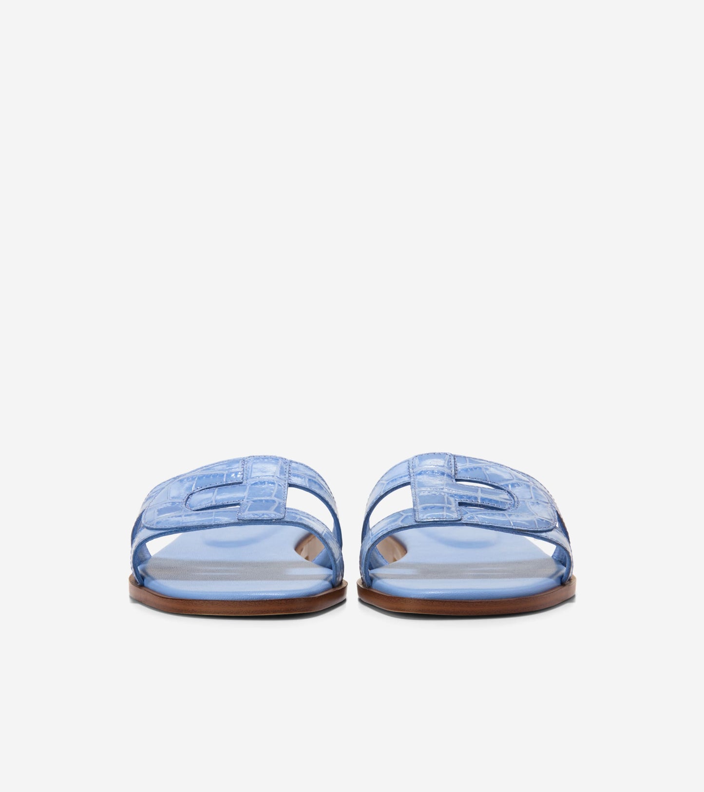 Women's Chrisee Slide Sandals-Hydrangea Croc Print