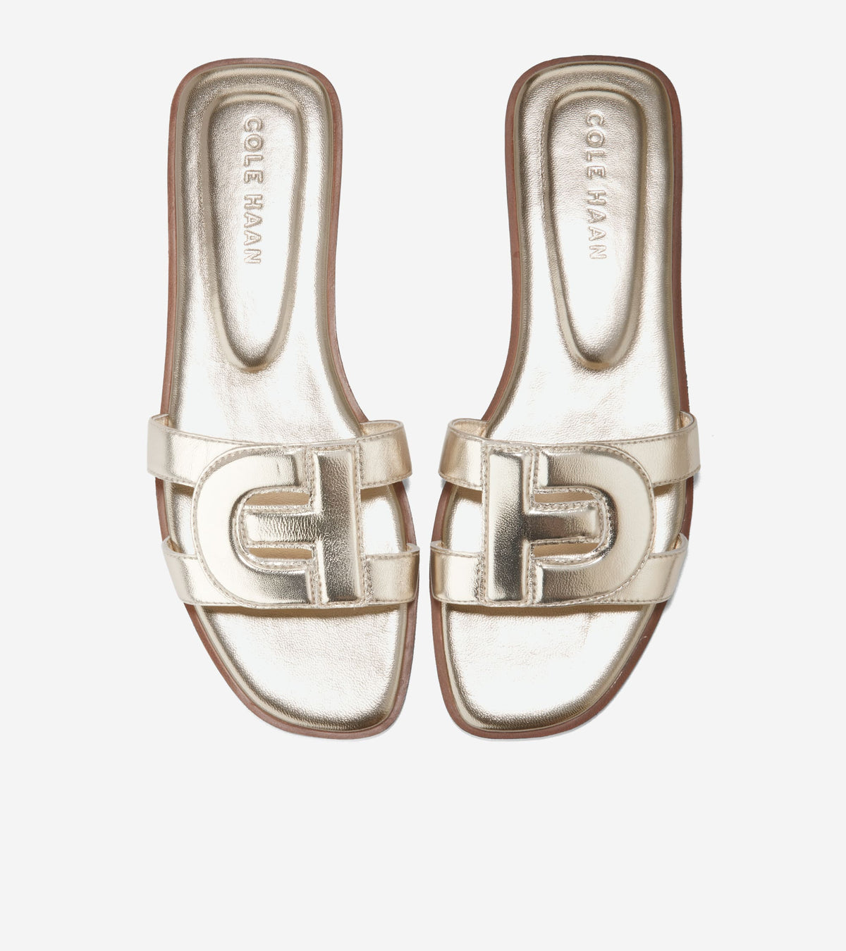 Women's Chrisee Slide Sandals-Soft Gold
