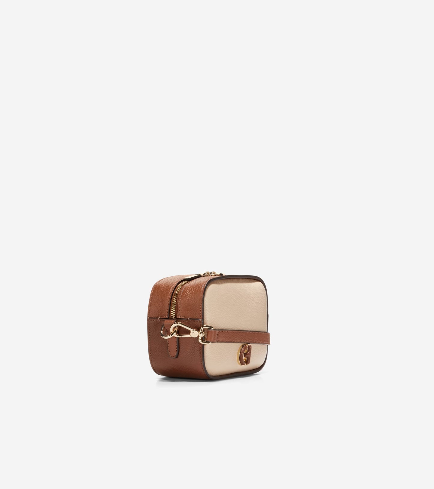 Essential Crossbody Camera Bag-British Tan-Oat