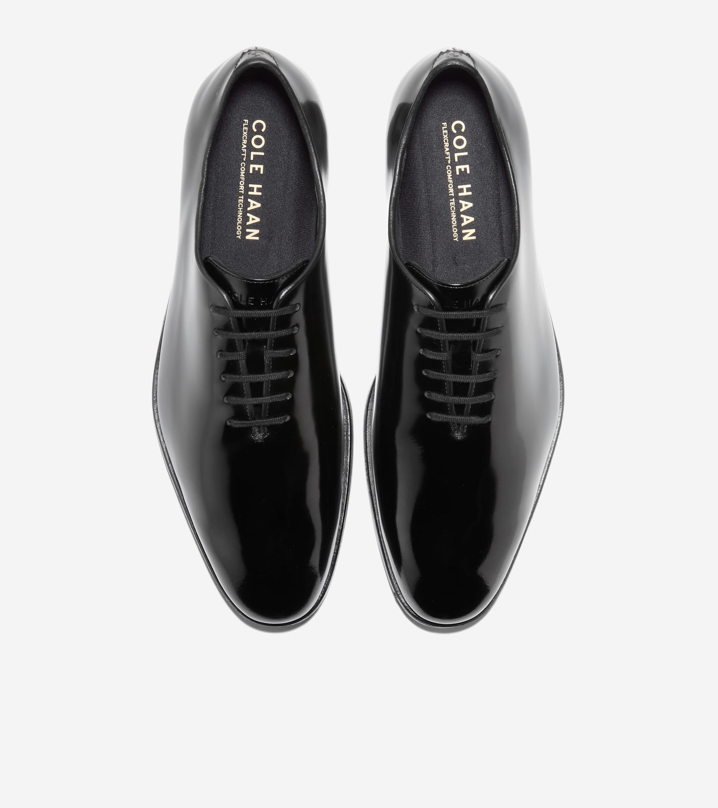 Men's Foster Grand Wholecut Oxfords-Black Box Leather